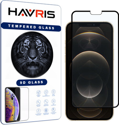 Havris Edge To Edge Tempered Glass for Apple iPhone 12 Pro Max(Pack of 1)
