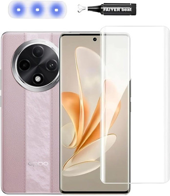 O2MG Edge To Edge Tempered Glass for OPPO F27 Pro+ 5G, OPPO F27 Pro+(Pack of 1)