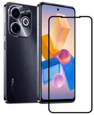VISHRN CASES Edge To Edge Tempered Glass for Infinix HOT 40i(Pack of 1)