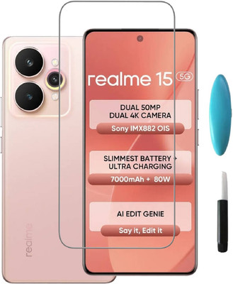 Flipkart SmartBuy Edge To Edge Tempered Glass for Realme 15 5g(Pack of 1)