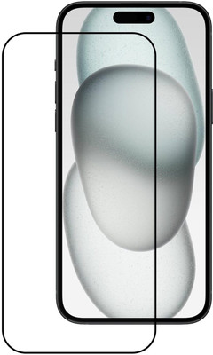 9H Edge To Edge Tempered Glass for Apple iPhone 15 Plus [9H Quality](Pack of 1)
