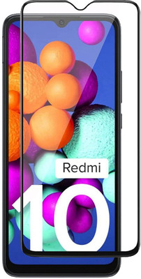9H Edge To Edge Tempered Glass for Redmi 10 Power/ Redmi 10 / Redmi 10c--Ultimate Protection Kit Edge to Edge Screen Protector 9H Hardness Ultra HD Anti-Scratch)(Pack of 1)