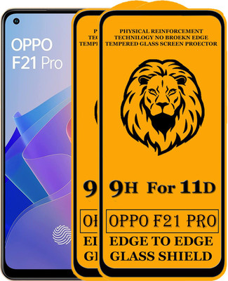 SEVEN7STAR Edge To Edge Tempered Glass for OPPO F21 Pro 5G, OPPO F21 Pro(Pack of 2)