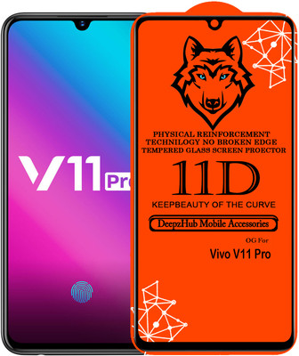 DeepzHub Edge To Edge Tempered Glass for Vivo V11 Pro(Pack of 1)