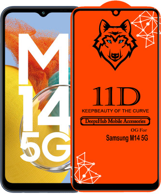 DeepzHub Edge To Edge Tempered Glass for Samsung M14 5G(Pack of 1)