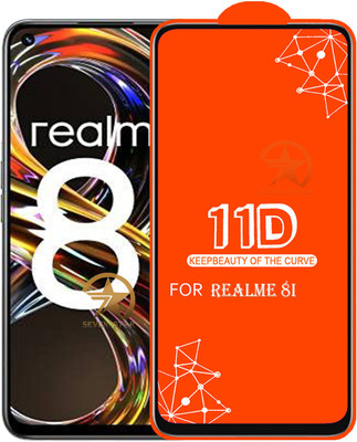 HQ Protection Edge To Edge Tempered Glass for Realme 8i(Pack of 1)