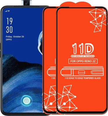 Roxel Edge To Edge Tempered Glass for OPPO Reno 2z(Pack of 2)