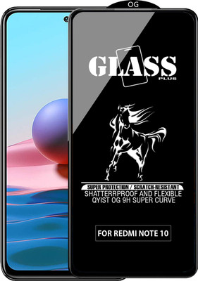 Qyist Edge To Edge Tempered Glass for REDMI NOTE 10(Pack of 1)