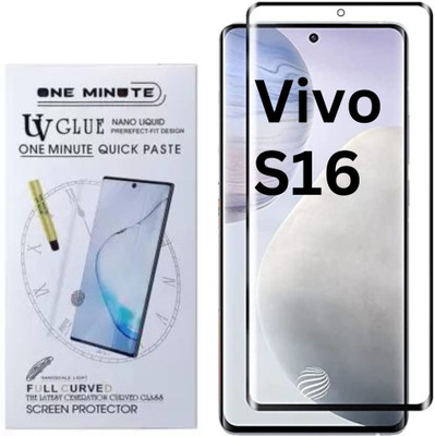 FIVE-O Edge To Edge Tempered Glass for Vivo S16(Pack of 1)