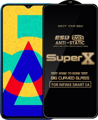 Qyist Edge To Edge Tempered Glass for INFINIX SMART 5A(Pack of 1)