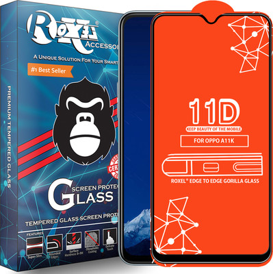Roxel Edge To Edge Tempered Glass for Oppo A11K(Pack of 1)