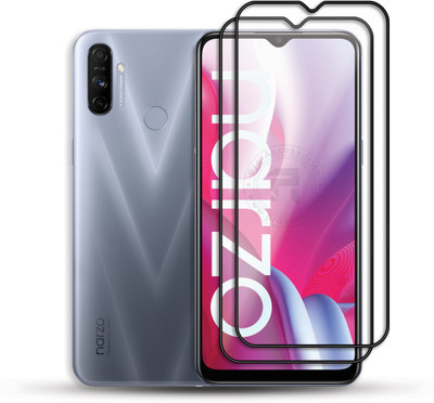 PROACCS Edge To Edge Tempered Glass for REALME NARZO 20A(Pack of 2)