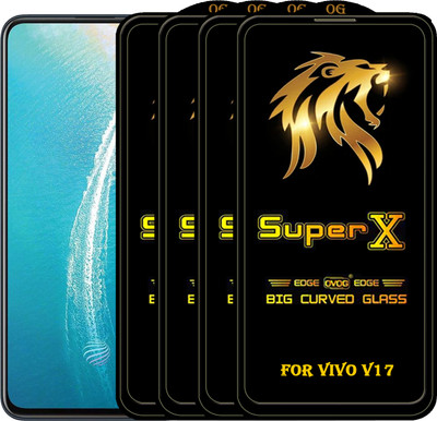 PFOAM Edge To Edge Tempered Glass for VIVO V17(Pack of 4)