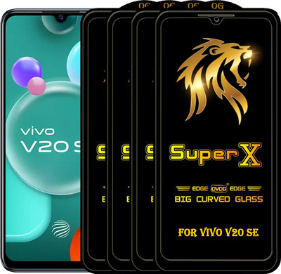 PFOAM Edge To Edge Tempered Glass for VIVO V20 SE(Pack of 4)