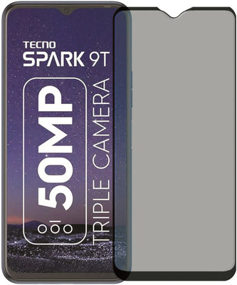 GLOBAL NOMAD Edge To Edge Tempered Glass for Tecno Spark 9T(Pack of 1)