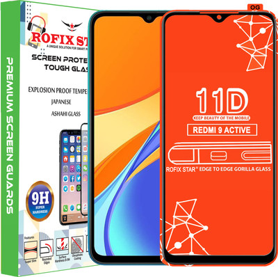 Rofix star Edge To Edge Tempered Glass for REDMI 9 ACTIVE(Pack of 1)
