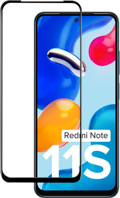 VAlight Edge To Edge Tempered Glass for Redmi Note 11S, Mi Note 11S, REDMI Note 11S, Premium Tempered glass with Self Installation Guide - Wet & Dry wipes,(Pack of 1)