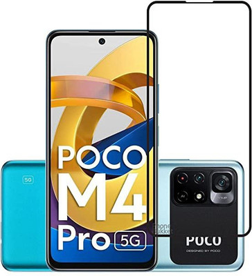 NIMMIKA ENTERPRISES Edge To Edge Tempered Glass for Poco M4 Pro 5G D+ Tempered Glass(Pack of 1)