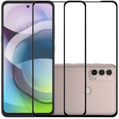 VIGHNAD Edge To Edge Tempered Glass for Motorola Edge 30 Pro, Moto Edge 30 Pro(Pack of 2)