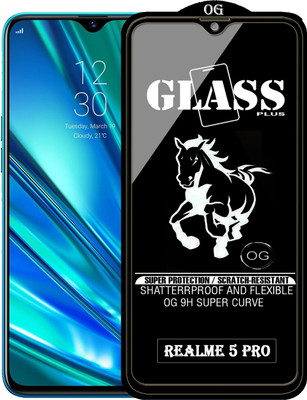 PFOAM Edge To Edge Tempered Glass for REALME 5 PRO(Pack of 1)