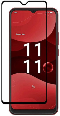 FwellT Edge To Edge Tempered Glass for Lava Yuva/Lava Yuva 2//Lava Yuva 2 Pro/Lava Blaze 1X 5G(Pack of 1)