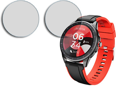 SOMTONE Edge To Edge Tempered Glass for boAt Watch Flash 33mm MATTE TEMPERED GLASS(Pack of 2)