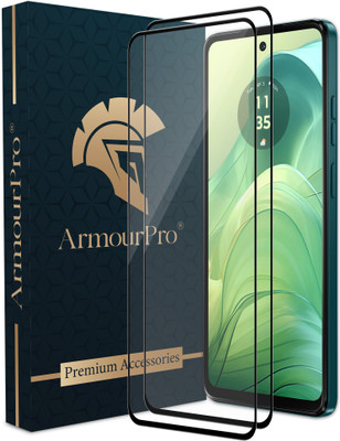 ArmourPro Edge To Edge Tempered Glass for Motorola G04s, Moto G04s, Motorola G24 Power, Moto G24 Power, Motorola G04(Pack of 2)
