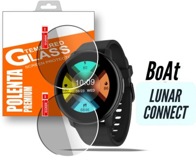 Dasiana Edge To Edge Tempered Glass for BOAT LUNAR CONNECT SMART WATCH(Pack of 2)