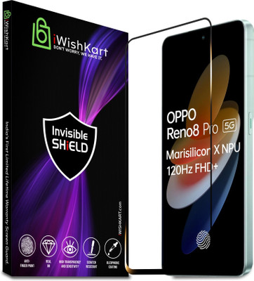 iWishKart Edge To Edge Tempered Glass for OPPO Reno8 Pro, OPPO RENO 8 Pro, OPPO RENO 8 Pro 5G(Pack of 1)