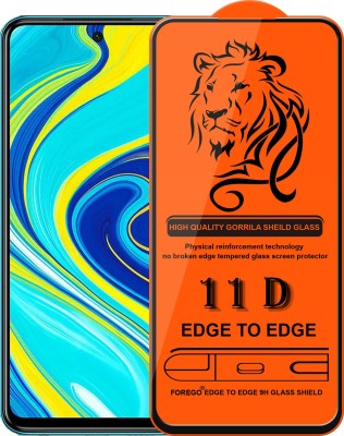 Forego Edge To Edge Tempered Glass for Redmi Note 9 Pro Max(Pack of 1)