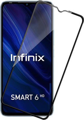 HUPSHY Edge To Edge Tempered Glass for Infinix Smart 6 HD(Pack of 1)