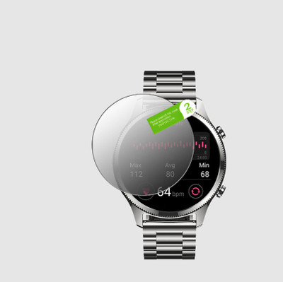 daffin Edge To Edge Tempered Glass for Noise NoiseFit Evolve 5 Smartwatch(Pack of 1)