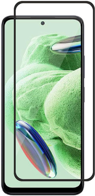 Technology Ahead Tempered Glass Guard for Xiaomi Redmi Note 12/ Redmi Note 12s Full Screen Coverage Except Curved Edges(Pack of 1)