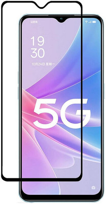 FwellT Edge To Edge Tempered Glass for Oppo A38 /Oppo A78 5G/Oppo A58 5G(Pack of 1)