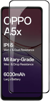 NSTAR Edge To Edge Tempered Glass for Oppo A5x 5G(Pack of 1)