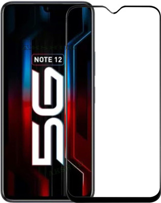 O2MG Edge To Edge Tempered Glass for Infinix Note 12 5G(Pack of 1)