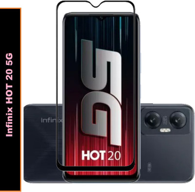 Hyper Edge To Edge Tempered Glass for Infinix HOT 20 5G(Pack of 1)