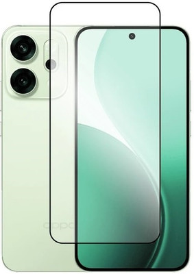 FwellT Edge To Edge Tempered Glass for Oppo Reno 14F 5G(Pack of 1)