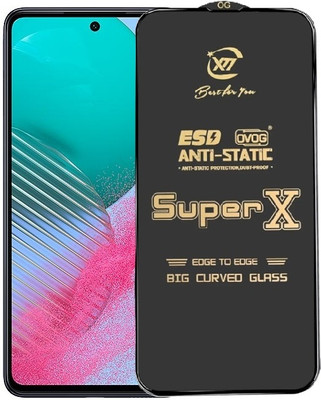Blate Edge To Edge Tempered Glass for Samsung Galaxy M55 5G, ESD Original, Anti Static, Big Curve, Dust Proof Tempered Glass(Pack of 1)