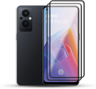 PROACCS Edge To Edge Tempered Glass for OPPO F21 PRO 5G(Pack of 2)