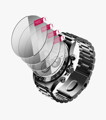 HIDEOUS Edge To Edge Tempered Glass for Pebble Zenith(Pack of 4)