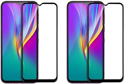 DMJHP Edge To Edge Tempered Glass for Infinix Smart 5(Pack of 2)