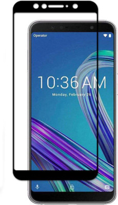 UOIEA Edge To Edge Tempered Glass for Asus Zenfone Max Pro M1(Pack of 1)