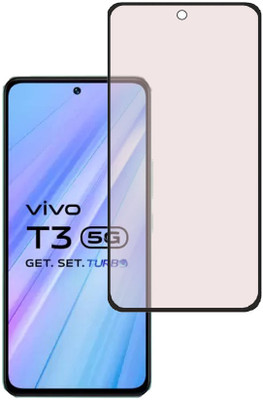 KARTRAY Edge To Edge Tempered Glass for Vivo T3 5G, Matt Glass(Pack of 1)