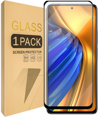 AKSHUD Edge To Edge Tempered Glass for Poco X7 5G, Poco X7(Pack of 1)