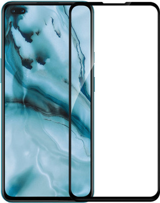 DMJHP Edge To Edge Tempered Glass for Oppo F17 Pro(Pack of 1)