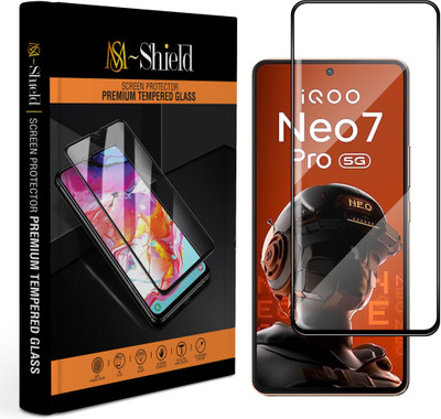 KLAH Edge To Edge Tempered Glass for iQOO Neo 7 Pro 5G(Pack of 1)