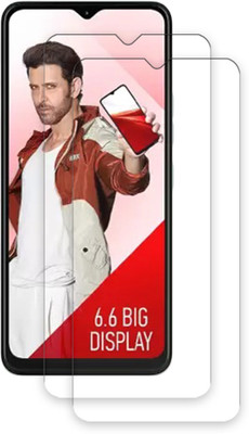 SOMTONE Edge To Edge Tempered Glass for itel A60s TEMPERED GUARD FRONTP2(Pack of 2)