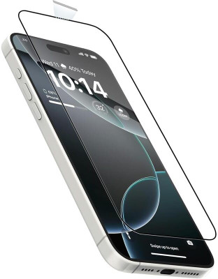 LIKEDESIGN Edge To Edge Tempered Glass for Apple iPhone 16(Pack of 1)
