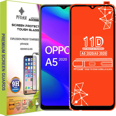 PFOAM Edge To Edge Tempered Glass for OPPO A9 2020(Pack of 1)